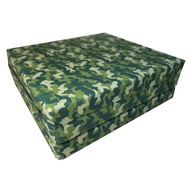 Turistický rozkladací matrac Camo zelený 195x80x9