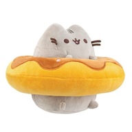 PUSHEEN ČOKOLÁDOVÝ DONUT, DONUT maskot 21X13cm SPOKOJNÝ