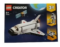 LEGO CREATOR BLOCKS SPACE SHUTTLE 3v1 144 ks