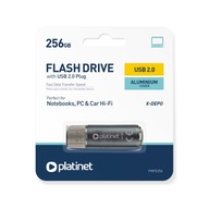 PENDRIVE FLASH DRIVE USB2.0 256GB PLATINET X-DEPO