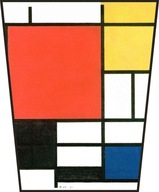 Obrazovka Kompozícia v (…) Mondrian