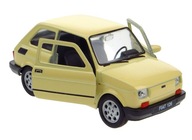 FIAT 126 P KOVOVÝ MODEL WELLY 1:32/39 KRÉM