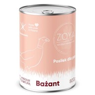 Mokré krmivo ZOYA - Bažant konzerva 800g