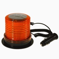 Oranžová výstražná lampa 6W 10-30V LED MAGN