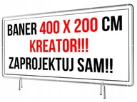 Reklamný banner 400x200cm - Navrhnite si svoj sprievodca