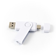 Pendrive 64 GB 3.0 USB-C TYP C BIELY BEZ GRAVÍRA