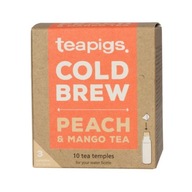 čajové prasiatka Peach & Mango Cold Brew 10 pyramíd