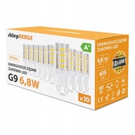 10x LED žiarovka G9 6,8W=60W 600lm 3 FARBY BERGE