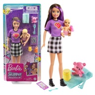 BARBIE SKIPPER BÁBIKA SÚPRAVA OPATROVANIA BÁBIEK