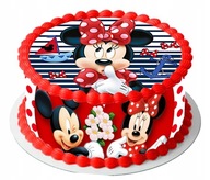 VEĽKÁ tortová súprava MINI MOUSE WAY + 2 OBVODY