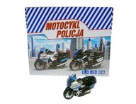 Policajná motorka 13 cm s pohonom (svetlo + zvuk) p12 cena za 1 ks