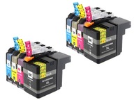 8X ATRAMENTY LC-529XL LC529 LC525 XL PRE BROTHER MFC-J200 DCP-J105 DCP-J100 KPL