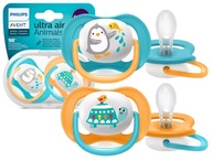 AVENT ULTRA AIR cumlík 6-18M ukľudňujúci + PUZDRO