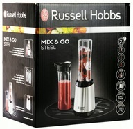 Russell Hobbs Mix & Go Steel 300 W hrnčekový mixér strieborný 23470-56