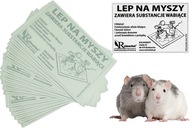 Nálepky MICE pre hlodavce, LEPY PAW s návnadou, 20 ks