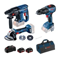 BOSCH SADA 18V GBH/GWS/GSB TAŠKA 2x5,0 AH