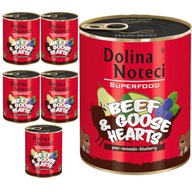 DOLINA NOTECI SUPERFOOD HOVÄDZIE HUSIE SRDCE 6x800g