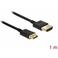 HDMI wt – HDMI wt mini (1,0 M) 4K Slim pripojenie