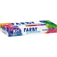 Plagátové farby 10 farieb 20ml Školský OXFORD