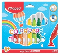 Jumbo Colorpeps Early Age +1 markery 12 ks Maped