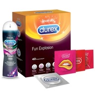 Durex FUN 40 ks. + Perfect Glide intímny gél 50 ml