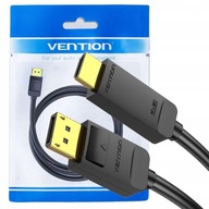 VENTION KÁBLOVÝ ADAPTÉR DISPLAYPORT DP TO HDMI UHD 4K 30HZ FULL HD 2M