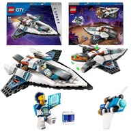 LEGO City Space 60430 Medzihviezdna vesmírna loď prúdové lietadlo