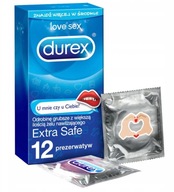 Durex Durex Extra Safe Emoji kondómy 12 ks, hrubšie, vlhčené