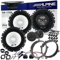 Reproduktory ALPINE, oddelené rozpery pre OPEL ANTARA CHEVROLET CAPTIVA