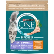 Purina ONE COAT HAIRBALL zrná kuracie 800 g