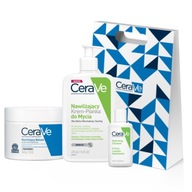 CeraVe sada hydratačného čistiaceho krému a peny 473 ml + balzam 340 g