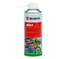 WURTH Multi 400 ml sprej – odstraňovač mastnoty/hrdze na kovové skrutky, zámky pántov