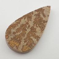 Cabochon psilomelan dendrit ~48x26 mm č. 5