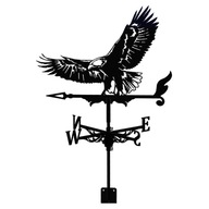 Weather Vane Black Scene Eagle