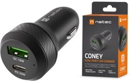 NABÍJAČKA DO AUTO NATEC CONEY 1X USB 1X USB-C