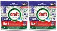 Dreft Platinum REGULAR All in One Kapsule do umývačky riadu 150 ks 2x75