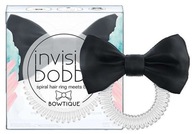 Invisibobble Bowtique True Black elastický pás s mašľou