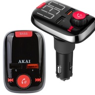 VYSIELAČ FM VYSIELAČ AKAI FMT-74BT NABÍJANIE QC3.0 USB BLUETOOTH