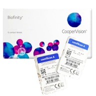 Biofinity šošovky 6 ks výkon +1,75 BC 8.6