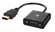 RANKIE Adaptér Adaptér HDMI na VGA prevodník