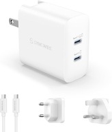 RÝCHLA SIEŤOVÁ NABÍJAČKA 640W USB-C PRE TELEFÓN QC CUBE 3.0 + 1,8M KÁBEL