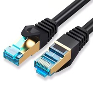 LAN KÁBEL ZLATÝ MEDENÝ CAT 7 SFTP 10G 1,5m