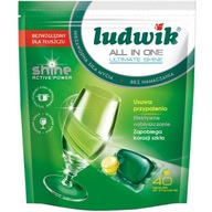 LUDWIK ALL IN ONE LEMON kapsule do umývačky riadu 40 ks