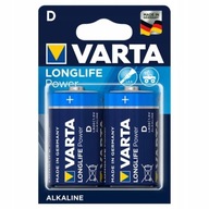 2x ALKALICKÁ BATÉRIA VARTA LONGLIFE POWER LR20 D