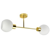 Závesná lampa Luster Plafon Gold Balls White Mat