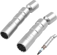 Objímka hlavy sviečky 3/8" magnetický tenkostenný kĺb 14mm 16mm