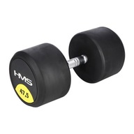 SOLID DUMBELL Pogumovaná 47,5kg Tréningová HMS