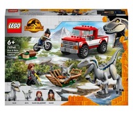 LEGO Jurský svet 76946 Zachytenie modrých a Betových velociraptorov