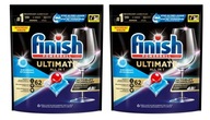 2x FINISH ULTIMATE Kapsule do umývačky riadu 2x 62 ks 124 ks kocky tbl.