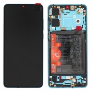 ORIGINÁL Huawei P30 Modrý LCD displej + BATÉRIA